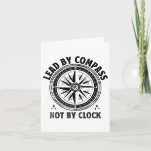 Tarjeta Liderado Por Comp No Por Clock Camping Scouting Sc