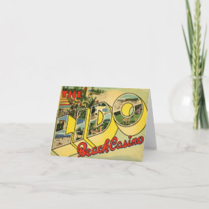 Tarjeta Lido Beach Blank