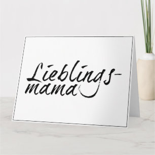Tarjeta Lieblingsmama
