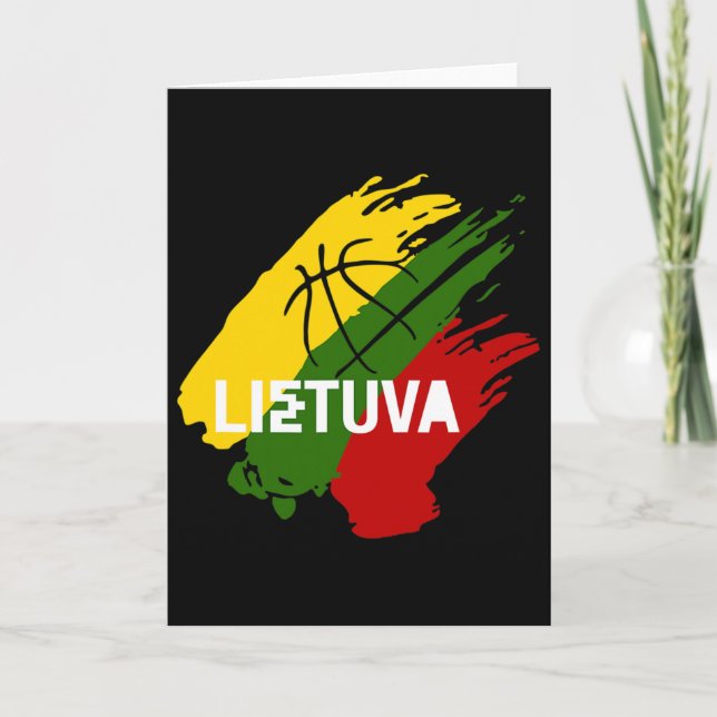 Tarjeta Lietuva Sketll - Lietuva Got Game  (Anverso)