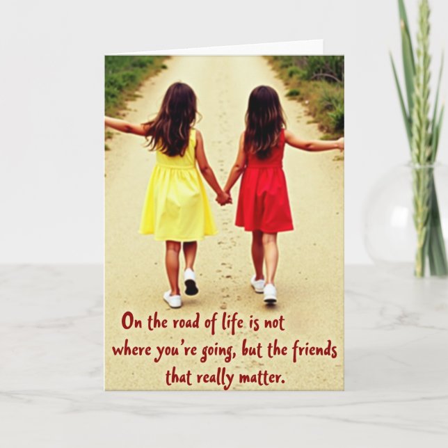 Tarjeta Life Is Better With Friends Card (Anverso)