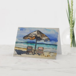 Tarjeta Life's A Beach Blank Card