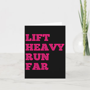 Tarjeta Lift Heavy Run Far Hybrid Sport Fitness Running Bo