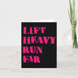 Tarjeta Lift Heavy Run Far Hybrid Sport Fitness Running Bo