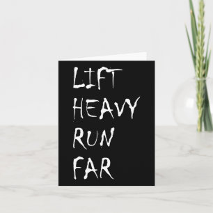 Tarjeta Lift Heavy Run Far Hybrid Sport Fitness Running Bo