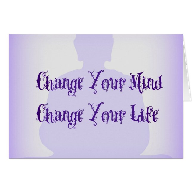 Tarjeta ligera de la mente (Anverso (Horizontal))