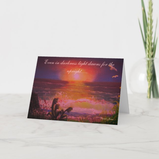 Tarjeta LIGHT DAWNS (Anverso)