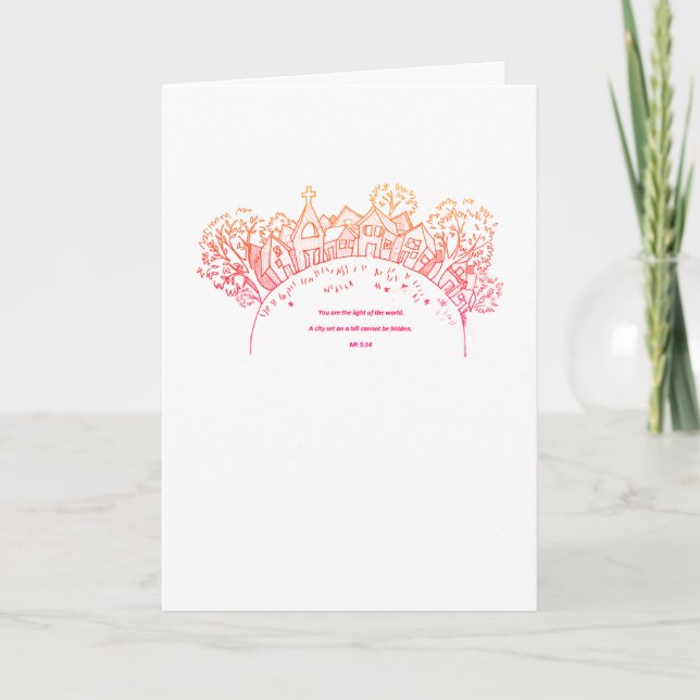 Tarjeta Light on a Hilltop (Anverso)