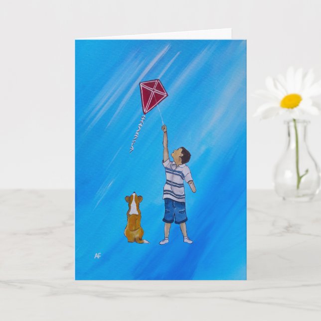 Tarjeta Lighter than Air Painting by Alfred Fox (Planta pequeña)