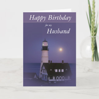 Tarjeta Lighthouse Happy Birday Card