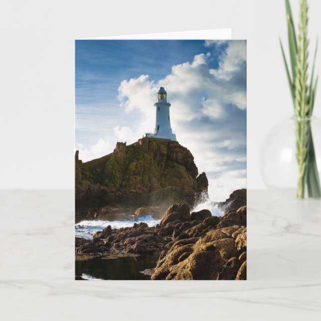 Tarjeta Lighthouses | La Corbière Channel Islands (Anverso)