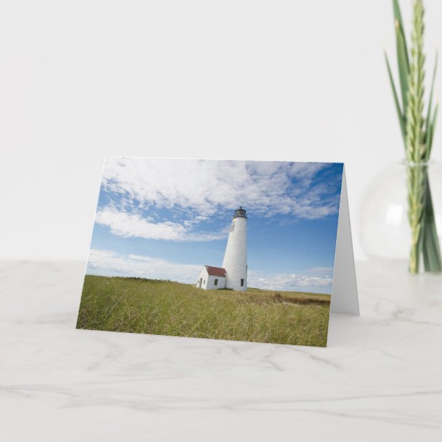 Tarjeta Lighthouses | Lighthouse Massachusetts (Anverso)
