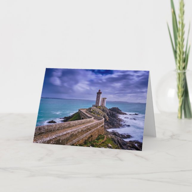 Tarjeta Lighthouses | Petit Minou Lighthouse France (Anverso)