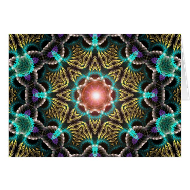 Tarjeta LightStar FractalArt #038 (Anverso (Horizontal))