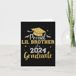 Tarjeta Lil Brother Cl De 2024 Graduado Superior