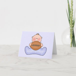 Tarjeta Lil Football Baby Boy Blank Card