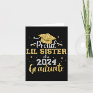 Tarjeta Lil Sister Cl De 2024 Graduado Superior