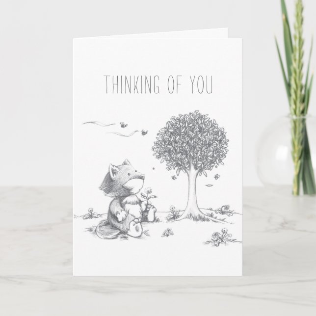 Tarjeta Lil Wolf Spring Card (Anverso)