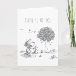 Tarjeta Lil Wolf Spring Card