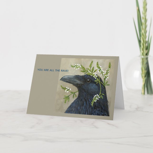Tarjeta Lila, la carta raven (Anverso)