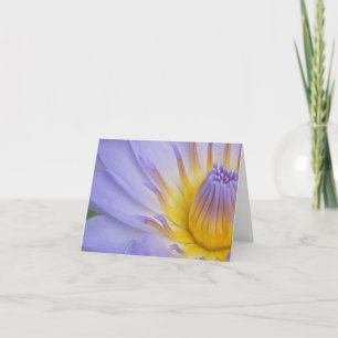 Tarjeta Lila Waterlily Notecard