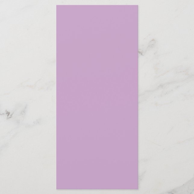 Tarjeta Lilac Flat Menu (Anverso)