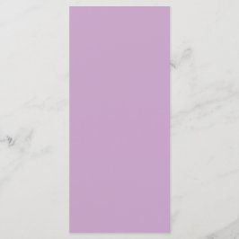 Tarjeta Lilac Flat Menu