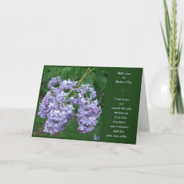 Tarjeta Lilacs por el Día de la Madre