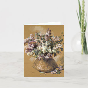 Tarjeta Lilacs por Elizabeth Nourse