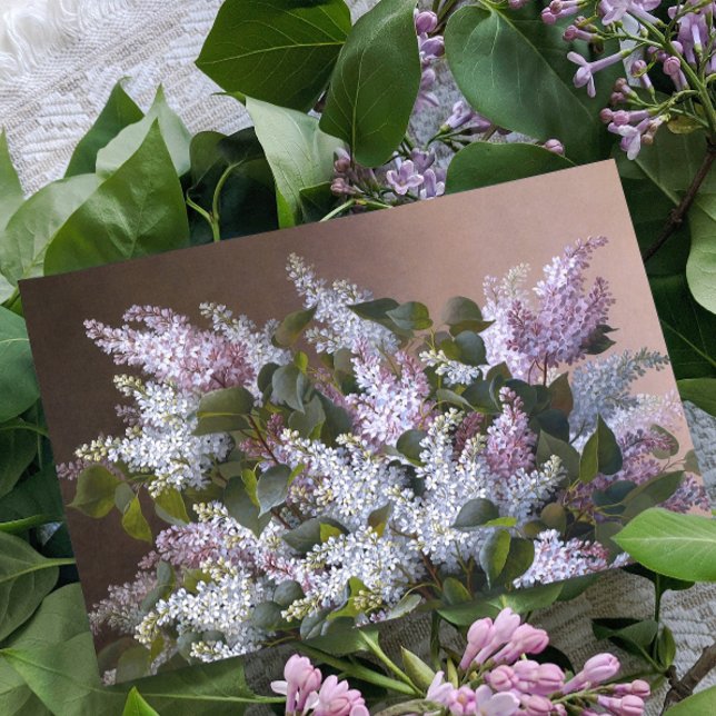 Tarjeta Lilacs vintage del Día de la Madre (Subido por el creador)