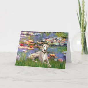 Tarjeta Lilies 2 - Whippet #2