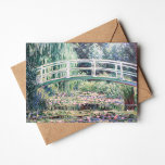 Tarjeta Lilies de agua blanca | Claude Monet<br><div class="desc">Lilies de agua blanca (1899) | El White Water Lilies de Claude Monet es un cuadro sereno y cautivador de su icónica serie Water Lilies. Este trabajo representa un estanque tranquilo adornado con delicadas flores de lirio blanco y colchonetas de lirios verdes flotando en su superficie reflectante. El estilo impresionista...</div>