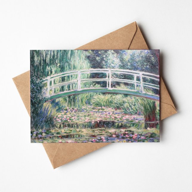 Tarjeta Lilies de agua blanca | Claude Monet (Subido por el creador)