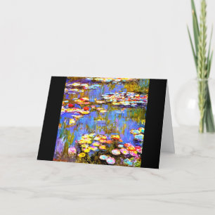 Tarjeta Lilies de agua de Claude Monet, Bella Artes,