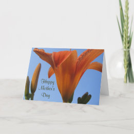 Tarjeta Lilies del Día de la Madre