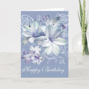 Tarjeta Lilies (personalizable)