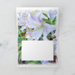 Tarjeta Lilium ‘Casa Blanca’ [Tarjeta de felicitación]