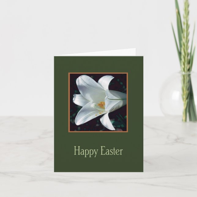 Tarjeta Lily de Pascua1 (Anverso)
