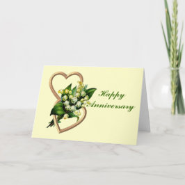 Tarjeta Lily del Aniversario del Valle