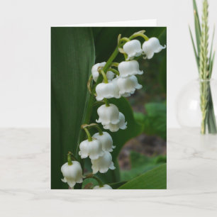 Tarjeta Lily-of-the-Valley