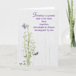 Tarjeta Lily of the Valley gracias por tu amigo