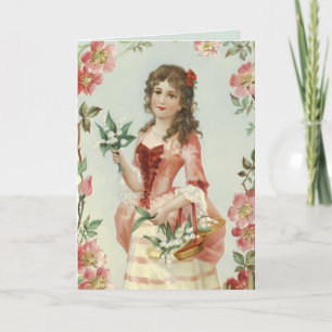 Tarjeta Lily of the Vally Maiden