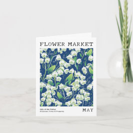 Tarjeta Lily of Valley Birth Flower Market May Birday