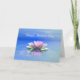 Tarjeta Lily rosa del Día de la Madre
