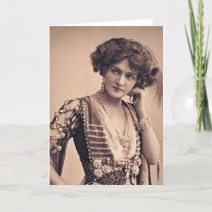 Tarjeta Lily Vintage Movie Star