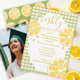 Tarjeta Limon Gingaham recien graduado 