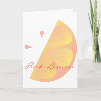 Tarjeta Limón rosado