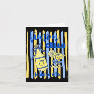 Tarjeta Limoncello la dolce vita costa de amalfi limón
