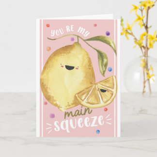 Tarjeta Limoncitos Adorables de San Valentín – Eres Mi Amo