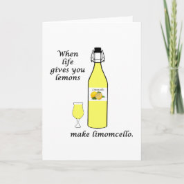 Tarjeta Limones a Limoncello